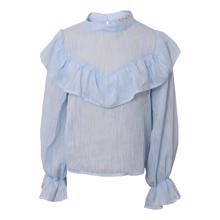 HOUNd GIRL - Ruffle Top - Spring Blue